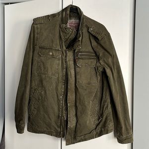 Levi green coat